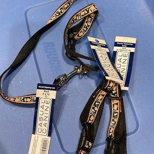 Halloween Dog one leash and three collars